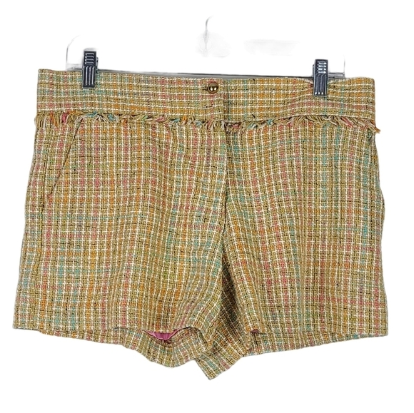 Leona By Lauren Leonard Tweed Shorts sz 8 - Picture 1 of 7